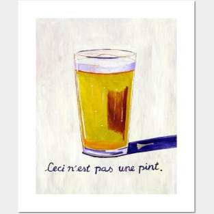 Ceci n’est pas une Pint Posters and Art